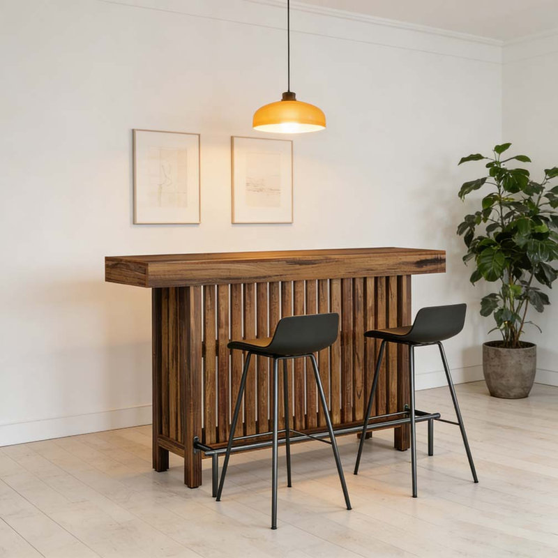 Table de salle à manger, Brun rustique