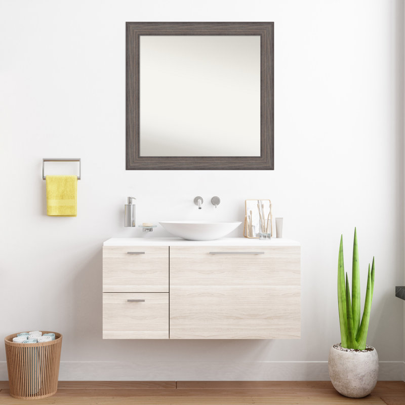 Miroir Hannaley, 31,25 po x 31,25 po, Carré