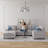 Flexible Combination Module Reversible Sectional Sofa-1654162735