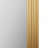 Rectangle Fluted Wall Mirror