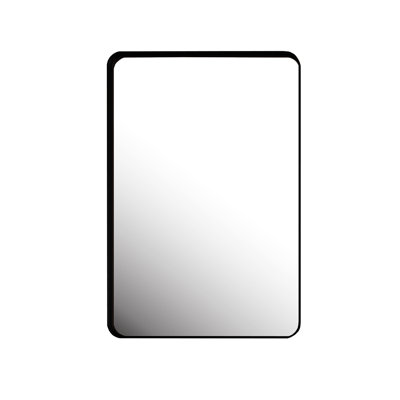 Armoire à pharmacie encastrée avec cadre en métal noir 20 po x 30 po avec miroir et tablettes réglables Miroir mural noir avec rangement pour salle de bain