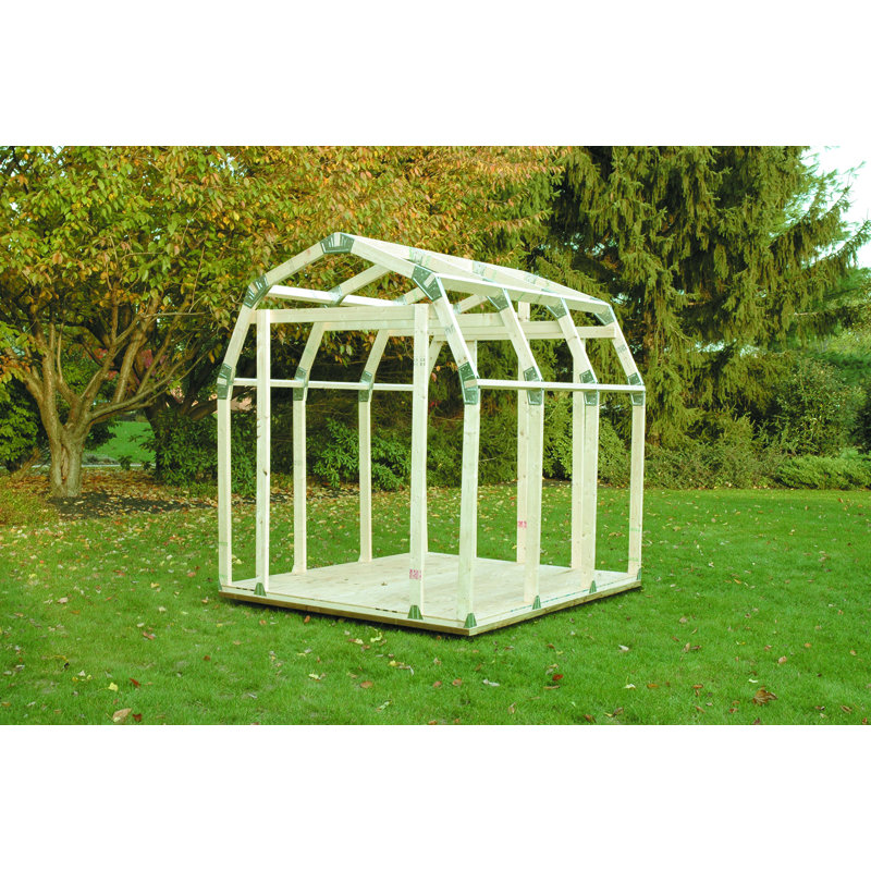 DIY Barn Roof Shed Kit with Galvanized Steel Connectors