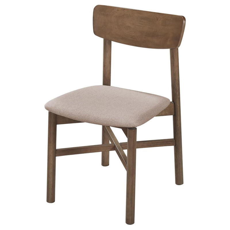 Ensemble de 2 chaises d'appoint Hartsville, Brun