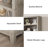 71" Farmhouse Bookcase with Adjustable Shelves - Rustic 5-Tier Bookshelf for Living Room, Office & Library, 31.5" Wide-1897154885
