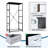 4 Drawer Dresser for Bedroom, Narrow Chest of Drawers, Wooden Top and Study Iron Frame 18"x37.5"-(WxH)