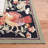 Hollander Oriental Handmade Hooked Wool Black Area Rug-21305371