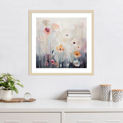 «Spring Fling Flowers I» par Irena Orlov, impression sur bois encadrée