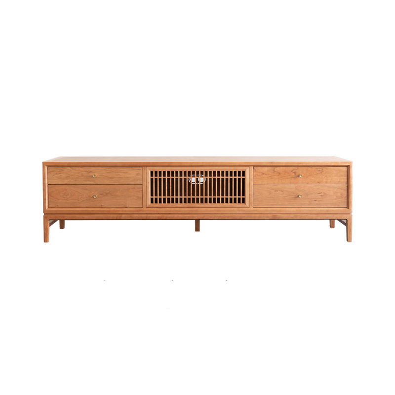 Crédence de rangement en bois massif l 82,67 po