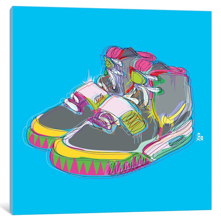 Bless international Nike Yeezy 2 Canvas by Technodrome1 Graphic Art |