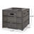 Square Wood Resin Propane Smokeless Fire Pit Table with Hidden Fuel Tank-1051181966