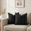 Coussin décoratif rayé, coussin en coton avec rayures tissées-599769926-543820574-542268637