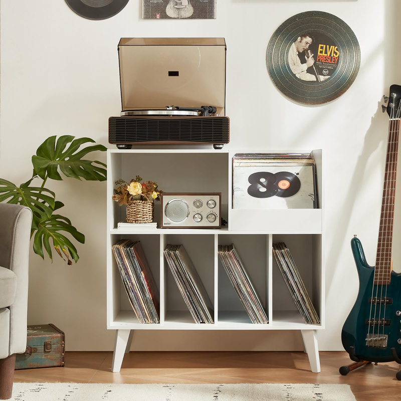 82.6cm H Media Shelves, White