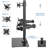 Quad Monitor Desk Stand