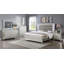 Commode de chambre à coucher à 5 tiroirs 1 pièce Glam