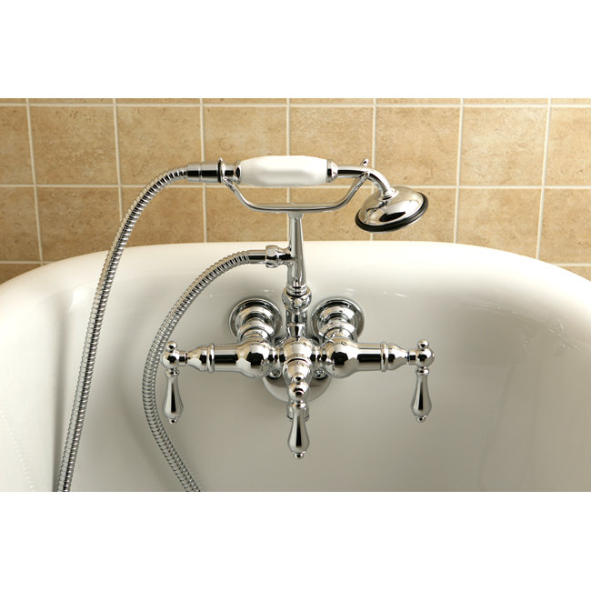 Kingston Brass CC33T5 2024 Vintage Wall Mounted Clawfoot Tub Filler Oil Rubbed Bronze