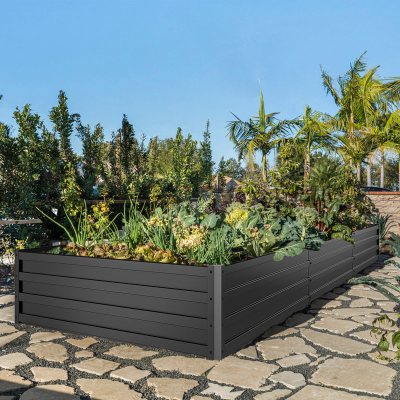 Lit de jardin modulaire robuste pour plantes et herbes Waloo