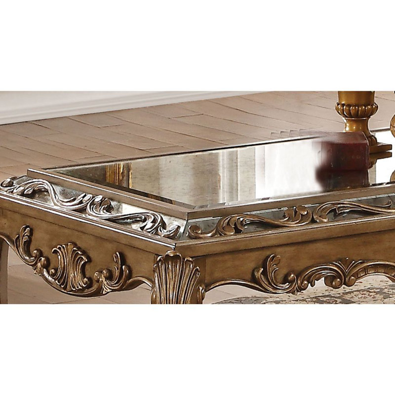 Pollak Glass Top Coffee Table