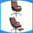 Microfibre Massage Office Chair, Heated Reclining Chair with Footrest, Double-tier Padding, Swivel Wheels