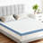 3-Inch Firm Mattress Topper Memory Foam, Washable Cover, Breathable Cooling Mattress Pad Portable Bed Topper For Back Pain And Pressure Relief,White-623451832