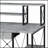 All Purpose Gray Finish Writing Desk