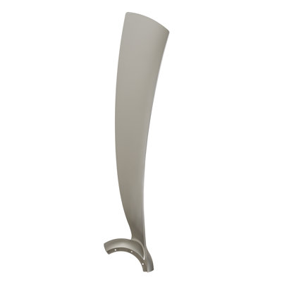Wrap Custom 72 inch Indoor/Outdoor Ceiling Fan Blade Set of 3 - Brushed Nickel