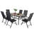 6 - Person Patio Dining Set with Rectangular Table