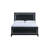 King Panel Bed Black