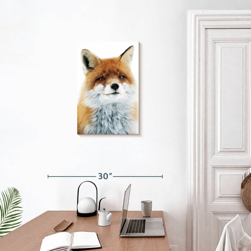 Regard de renard Brampt, H 24 po x l 16 po