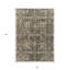 5' X 8' Beige Oriental Washable Indoor Outdoor Area Rug
