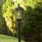 Royal Bulb Solar Lamp Post Black-991451938-1015575168
