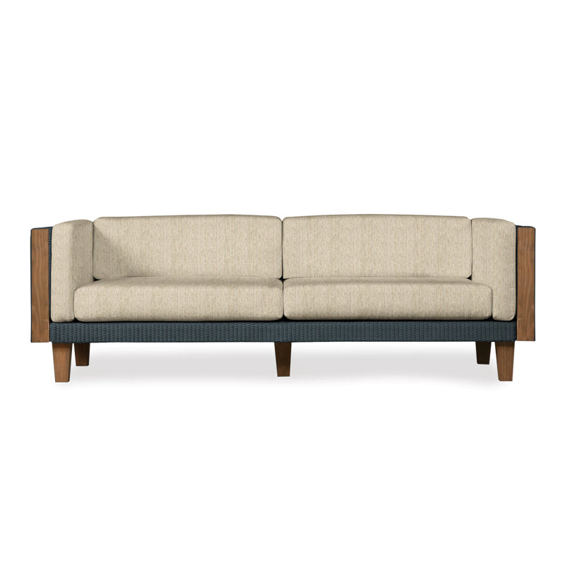 Catalina Outdoor 3 - Seat Patio Sofa, Linen, Charlotte Sparrow
