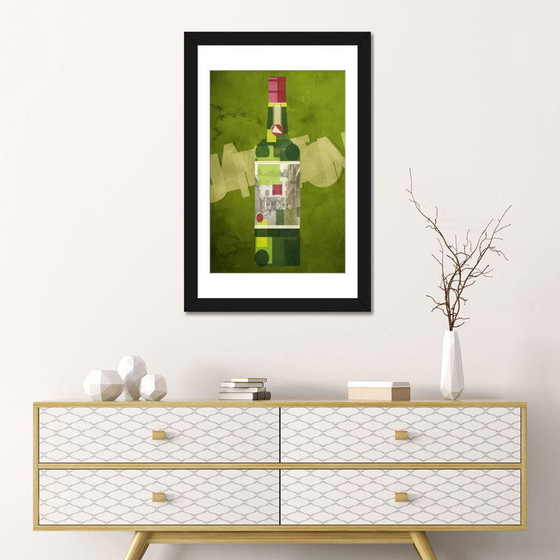 « jameson », impression sur toile tendue, Toile tendue, H 24 po x l 16 po x P 1 po, Blanc