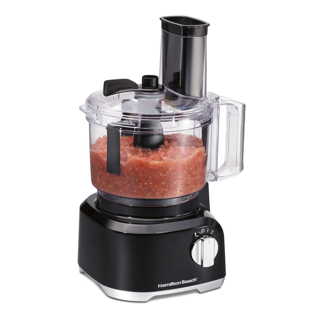 Hamilton Beach® Bowl Scraper Food Processor 8 Cup Capacity Black Hamilton Beach