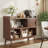 44" Sideboard Buffet Cabinet With Outlet - Storage Cabinet For Office, Bedroom Storage Cabinet, Hallway Storage Cabinet, Console Storage Cabinet-680444277-675673676