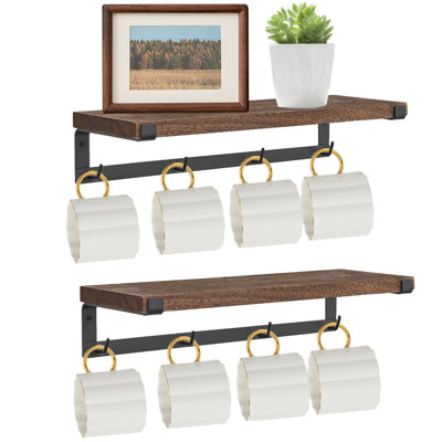 Abdul-Malik 2 Piece Floating Shelf