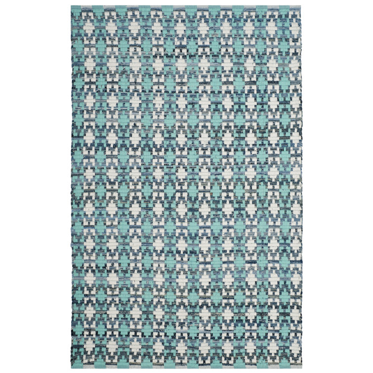 Montauk Hand Woven Cotton Geometric Rug