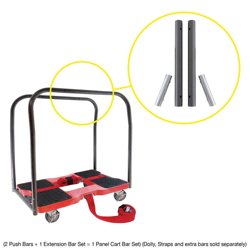 Barre de poussée pour chariot Snap-Loc E-Track