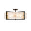 Glass Semi Flush Mount