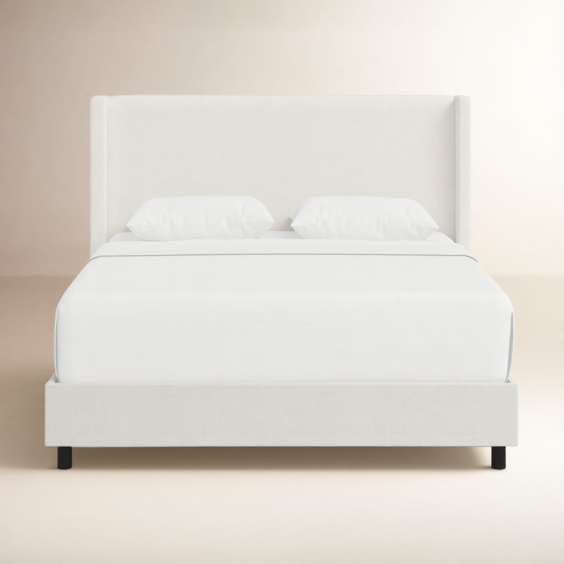 Hanson Upholstered Wingback Bed - King