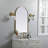 Sabine Metal Arch Wall Mirror-272105434-272105436