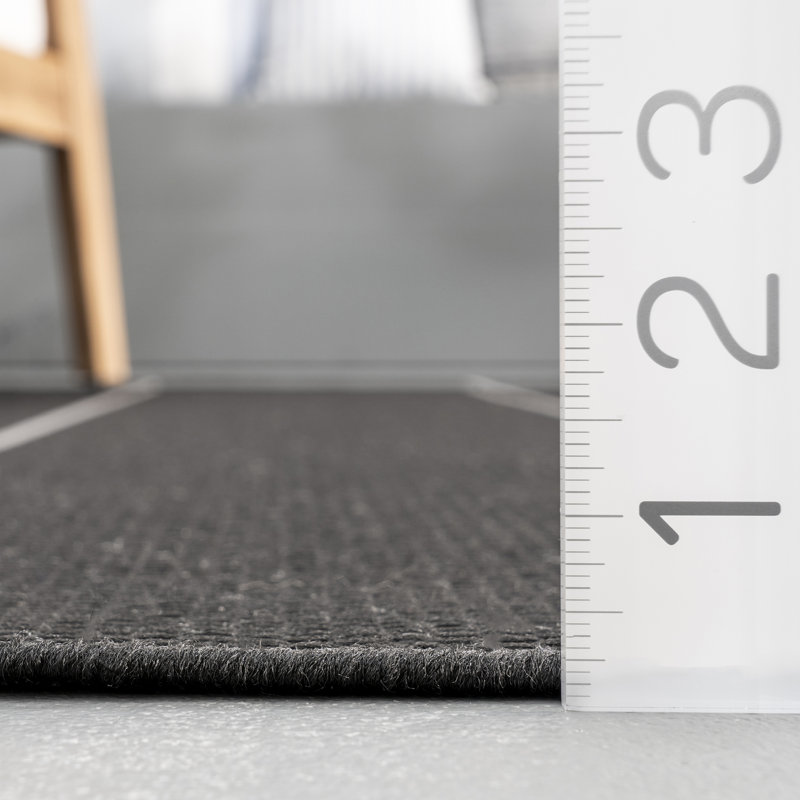 Tapis de patio intérieur / extérieur rayé tissé à la machine Randall, Rectangle 3 pi x 5 pi