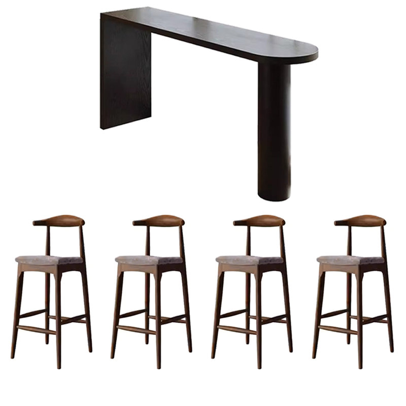 Petite table haute et chaise, H 41,3 po x L 55,1 po x l 17,7 po