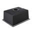 Évier à quartz L 13,85 po x l 17,2 po - Résistant aux taches et aux égratignures Surface facile à nettoyer avec crépine noir 13,85 po x 17,2 po