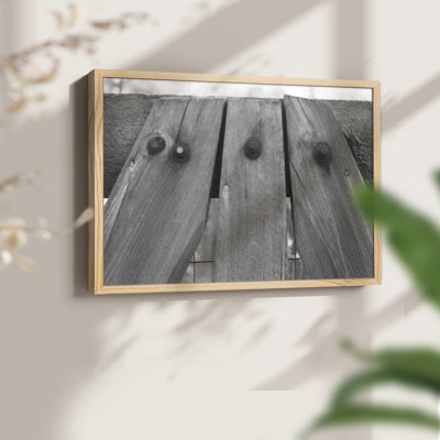 Found Textures V -Framed Print - Restickable