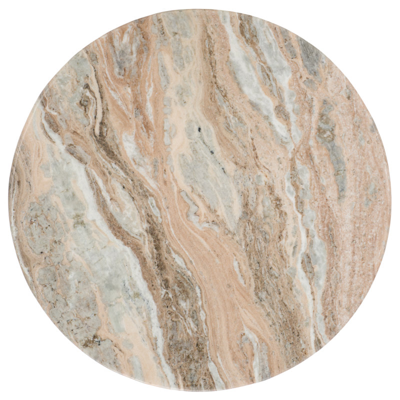 Tylee Single Coffee Table, Natural Marble