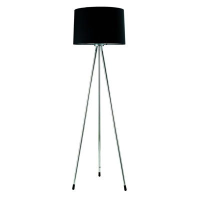 Lampe sur pied en métal