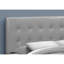 Lit, tête de lit seulement, chambre à coucher, revêtement, aspect lin, transitionnel-34817093-34817094