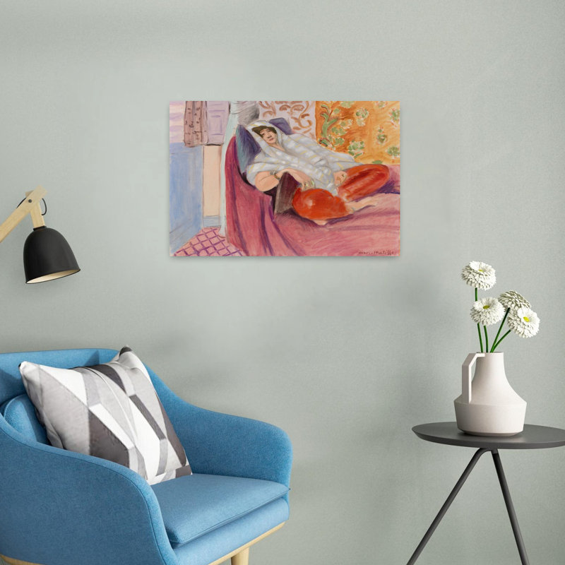 Art mural contemporain de Henri Matisse, 16" H x 24" W
