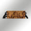 Élégant accessoire mural décoratif en bois, finition noire et noyer, 32,3 po x 22,8 po | Structure robuste en 100% métal (0,05 po d'épaisseur) et 100% en bois (1,2 po d'épaisseur) | Parfait pour la décoration intérieure et les espaces modernes