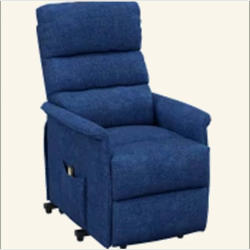 Electric Lift Recliner Chair With Remote Control For Elderly And Injured, Comfortable And Supportive Seating Solution, Blue